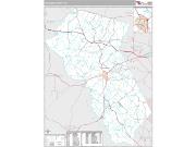 Fauquier County, VA <br /> Wall Map <br /> Premium Style 2024 Map