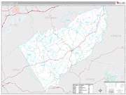 Floyd County, VA <br /> Wall Map <br /> Premium Style 2024 Map