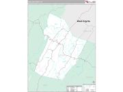 Highland County, VA <br /> Wall Map <br /> Premium Style 2024 Map