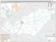 Orange County, VA <br /> Wall Map <br /> Premium Style 2024 Map