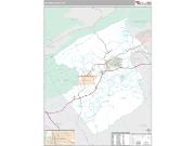 Pulaski County, VA <br /> Wall Map <br /> Premium Style 2024 Map