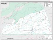 Scott County, VA <br /> Wall Map <br /> Premium Style 2024 Map