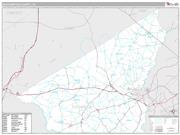 Southampton County, VA <br /> Wall Map <br /> Premium Style 2024 Map