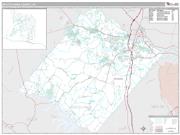 Spotsylvania County, VA <br /> Wall Map <br /> Premium Style 2024 Map