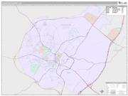 Staunton County, VA <br /> Wall Map <br /> Premium Style 2024 Map