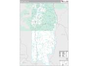 Ferry County, WA <br /> Wall Map <br /> Premium Style 2024 Map