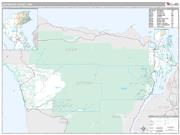 Jefferson County, WA <br /> Wall Map <br /> Premium Style 2024 Map