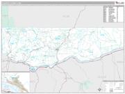 Klickitat County, WA <br /> Wall Map <br /> Premium Style 2024 Map