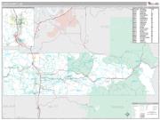 Lewis County, WA <br /> Wall Map <br /> Premium Style 2024 Map