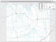 Lincoln County, WA <br /> Wall Map <br /> Premium Style 2024 Map