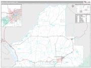 Walla Walla County, WA <br /> Wall Map <br /> Premium Style 2024 Map