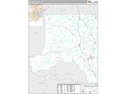 Whitman County, WA <br /> Wall Map <br /> Premium Style 2024 Map