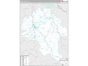 Boone County, WV <br /> Wall Map <br /> Premium Style 2024 Map