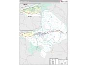 Cabell County, WV <br /> Wall Map <br /> Premium Style 2024 Map