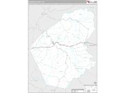 Doddridge County, WV <br /> Wall Map <br /> Premium Style 2024 Map
