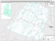 Hampshire County, WV <br /> Wall Map <br /> Premium Style 2024 Map
