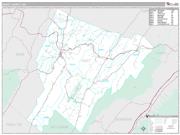 Hardy County, WV <br /> Wall Map <br /> Premium Style 2024 Map