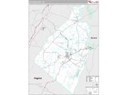 Jefferson County, WV <br /> Wall Map <br /> Premium Style 2024 Map