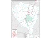 Lewis County, WV <br /> Wall Map <br /> Premium Style 2024 Map