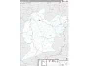 Lincoln County, WV <br /> Wall Map <br /> Premium Style 2024 Map