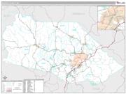 Marion County, WV <br /> Wall Map <br /> Premium Style 2024 Map