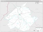 Wirt County, WV <br /> Wall Map <br /> Premium Style 2024 Map