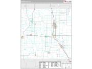 Barron County, WI <br /> Wall Map <br /> Premium Style 2024 Map