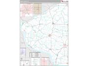 Grant County, WI <br /> Wall Map <br /> Premium Style 2024 Map