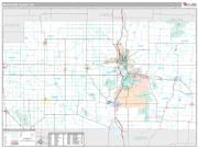 Marathon County, WI <br /> Wall Map <br /> Premium Style 2024 Map