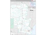 Marinette County, WI <br /> Wall Map <br /> Premium Style 2024 Map