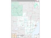 Oconto County, WI <br /> Wall Map <br /> Premium Style 2024 Map