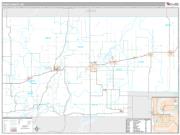 Rusk County, WI <br /> Wall Map <br /> Premium Style 2024 Map