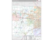 Waukesha County, WI <br /> Wall Map <br /> Premium Style 2024 Map