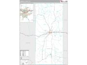 Campbell County, WY <br /> Wall Map <br /> Premium Style 2024 Map