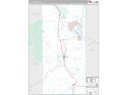 Platte County, WY <br /> Wall Map <br /> Premium Style 2024 Map