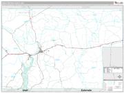 Sweetwater County, WY <br /> Wall Map <br /> Premium Style 2024 Map
