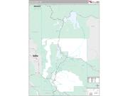 Teton County, WY <br /> Wall Map <br /> Premium Style 2024 Map