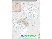 Athens Metro Area <br /> Wall Map <br /> Premium Style 2024 Map