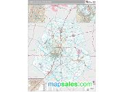 Austin-San Marcos Metro Area <br /> Wall Map <br /> Premium Style 2024 Map