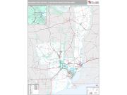 Beaumont-Port Arthur Metro Area <br /> Wall Map <br /> Premium Style 2024 Map