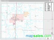 Enid Metro Area <br /> Wall Map <br /> Premium Style 2024 Map