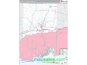 Fort Walton Beach Metro Area <br /> Wall Map <br /> Premium Style 2024 Map