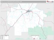 Great Falls Metro Area <br /> Wall Map <br /> Premium Style 2024 Map