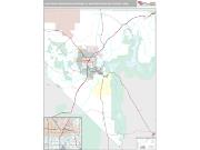 Las Vegas-Henderson-Paradise Metro Area <br /> Wall Map <br /> Premium Style 2024 Map