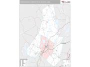 Lewiston-Auburn Metro Area <br /> Wall Map <br /> Premium Style 2024 Map
