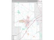 Mansfield Metro Area <br /> Wall Map <br /> Premium Style 2024 Map
