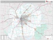 Memphis Metro Area <br /> Wall Map <br /> Premium Style 2024 Map