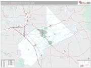 Modesto Metro Area <br /> Wall Map <br /> Premium Style 2024 Map