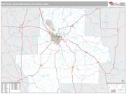 Pine Bluff Metro Area <br /> Wall Map <br /> Premium Style 2024 Map