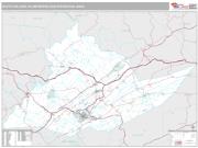 State College Metro Area <br /> Wall Map <br /> Premium Style 2024 Map